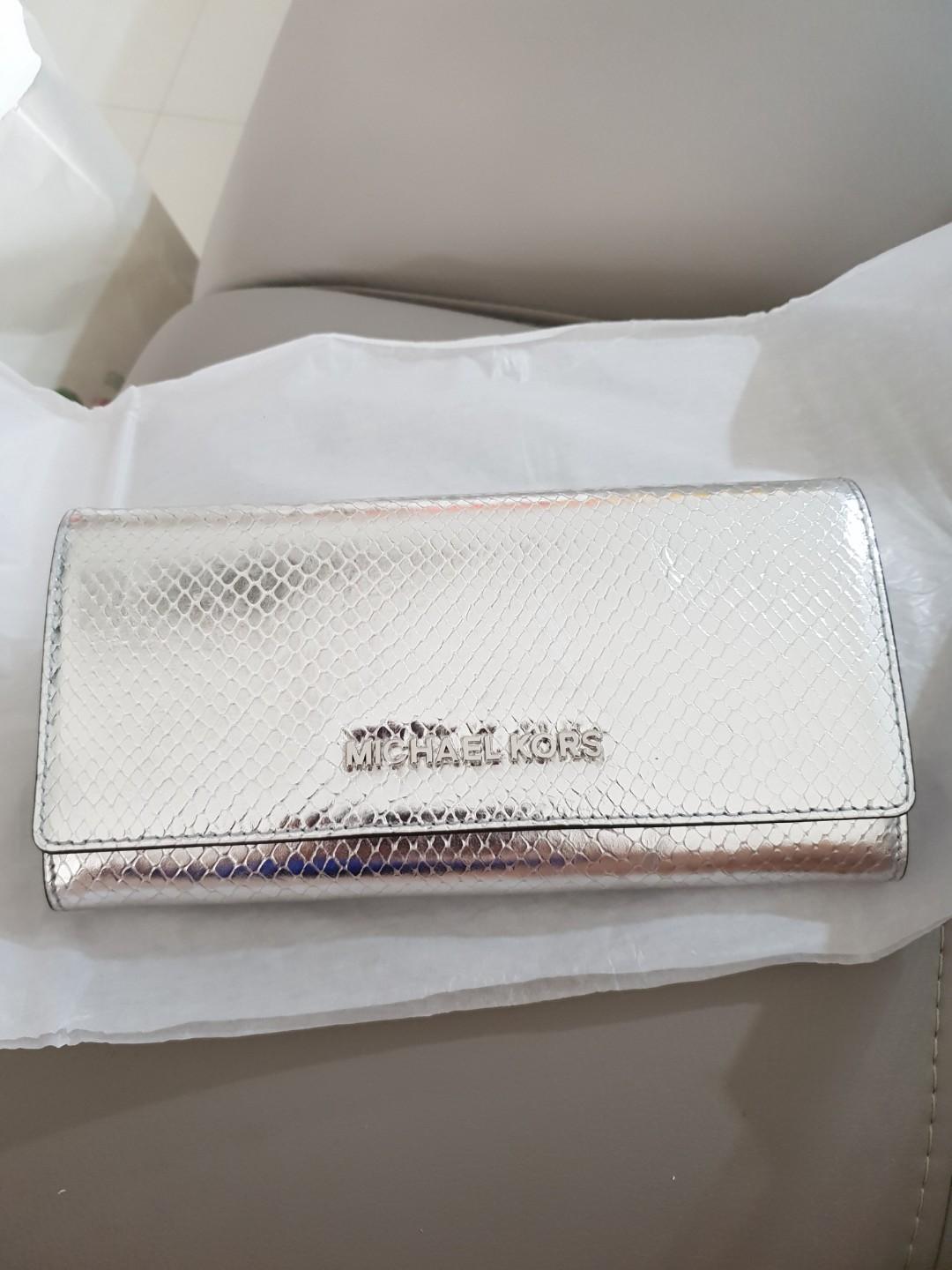 silver mk wallet
