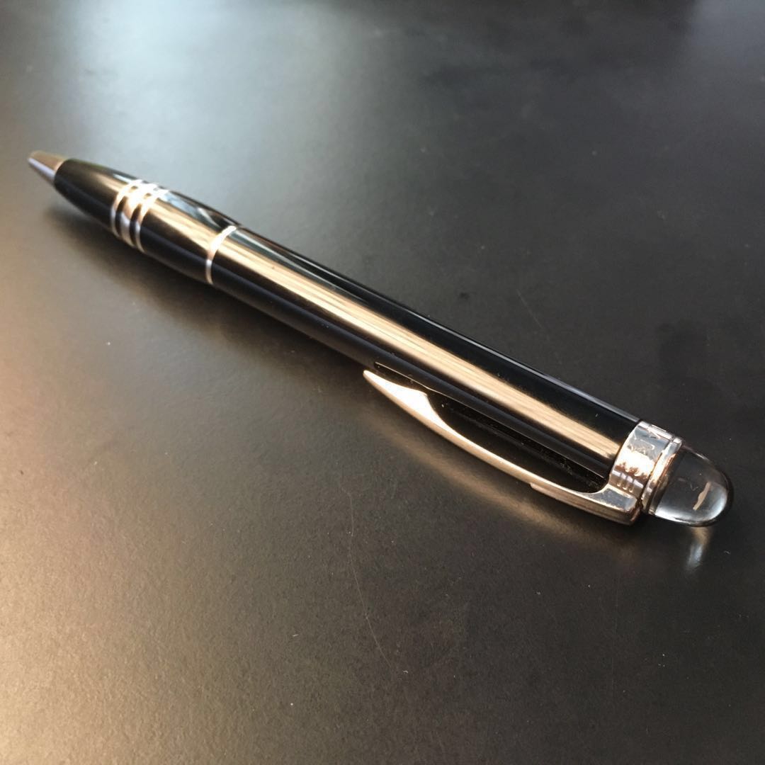 Starwalker midnight black resin ballpoint pen discount