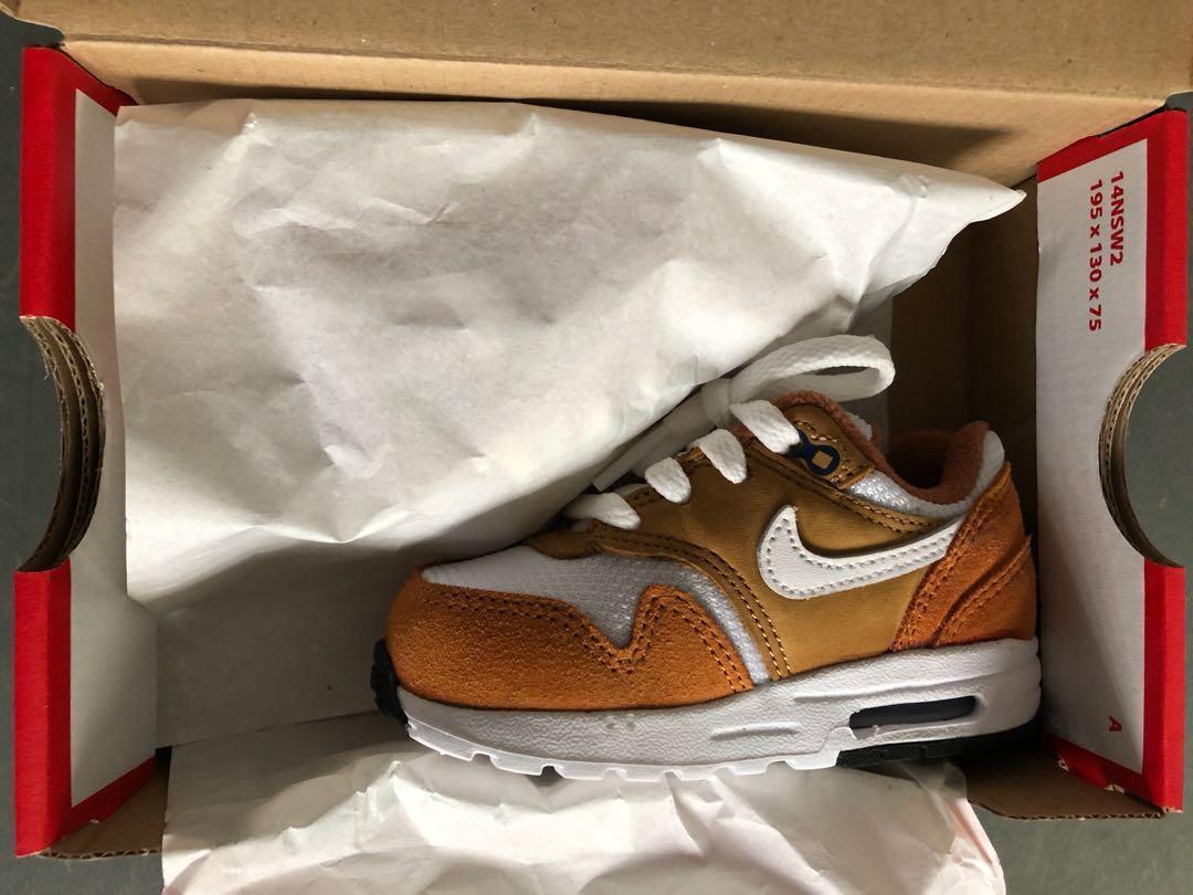 Air max 1 curry toddler top