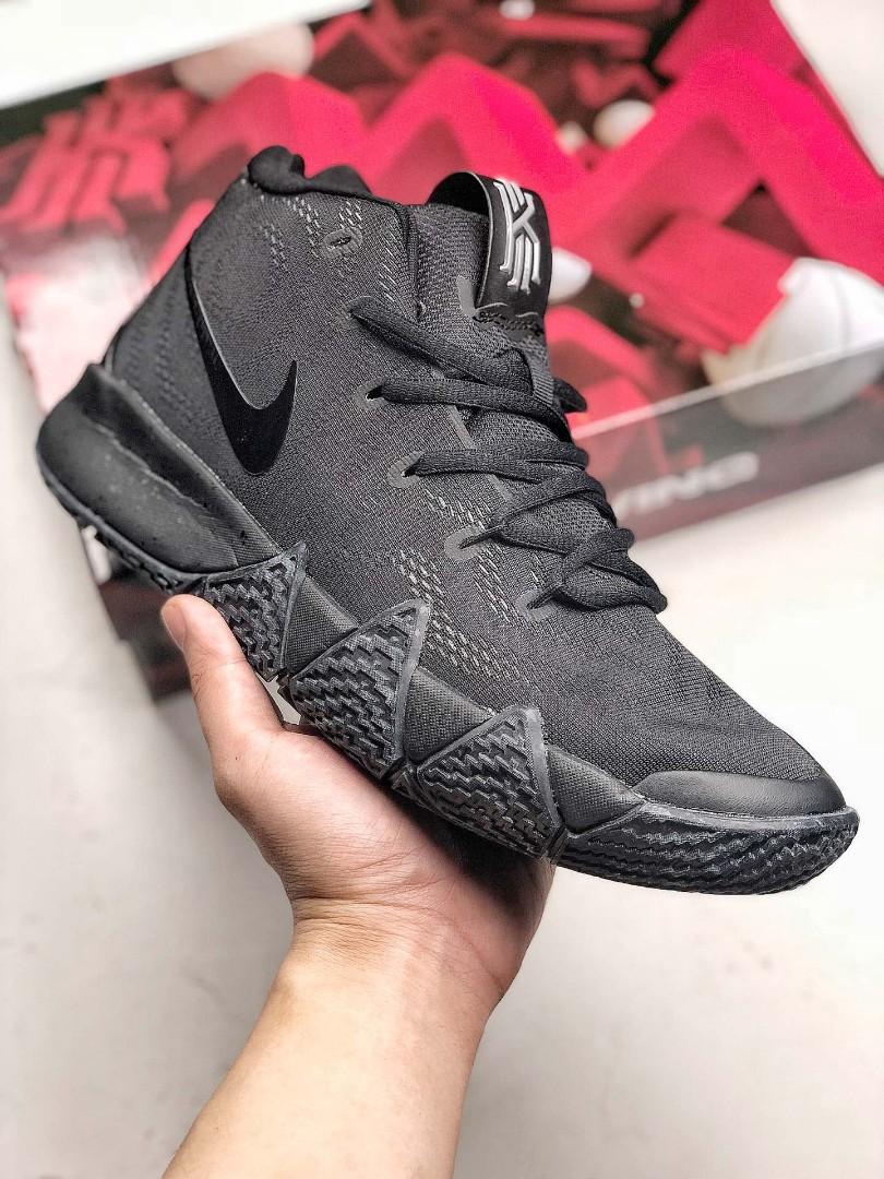 Kyrie 4 triple black price new arrivals