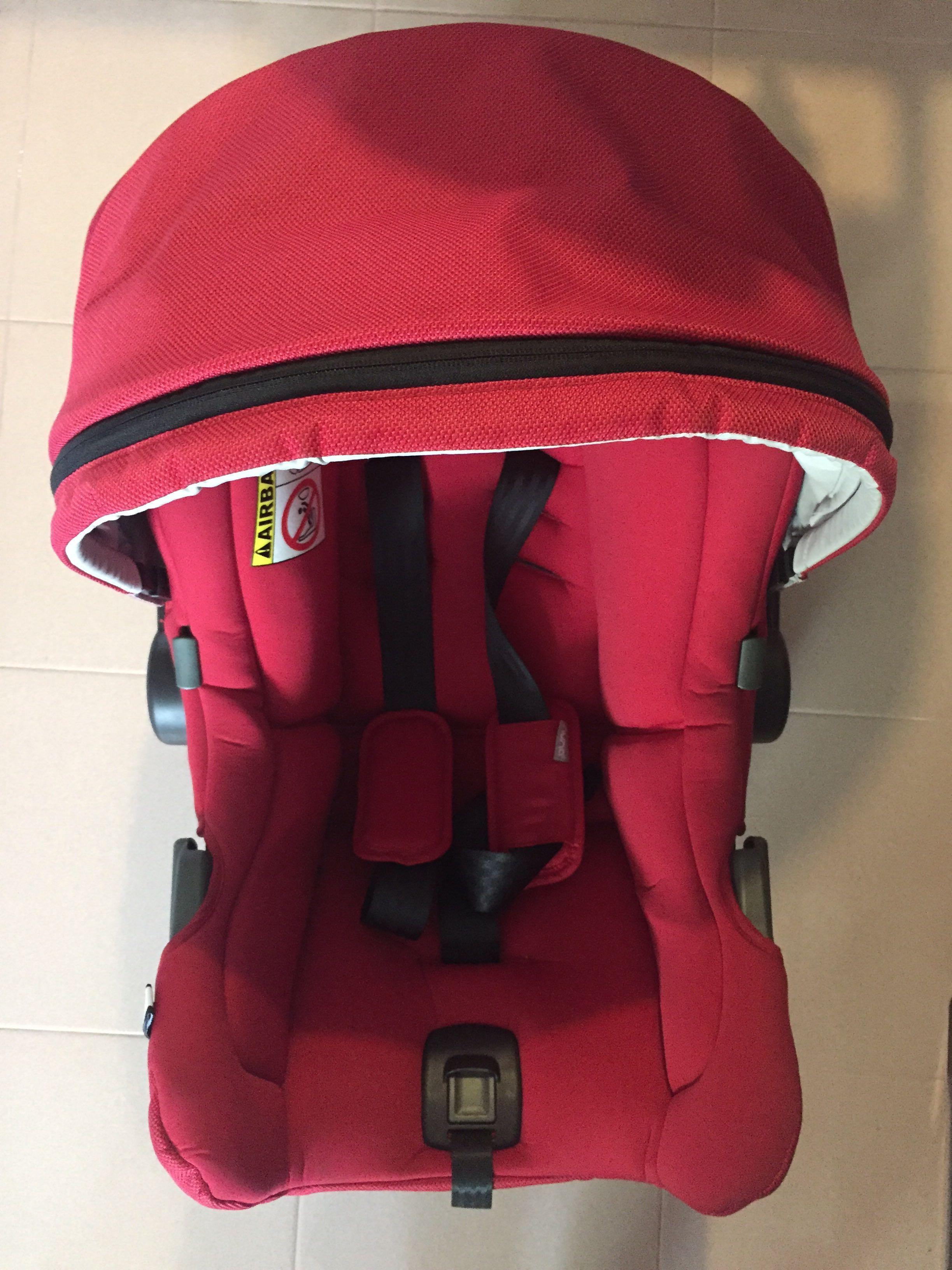 nuna car seat red