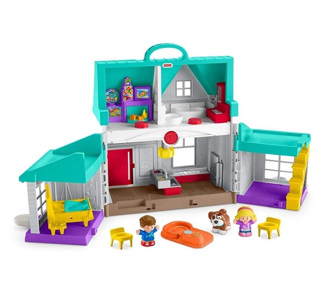 fisher price dollhouse with lights