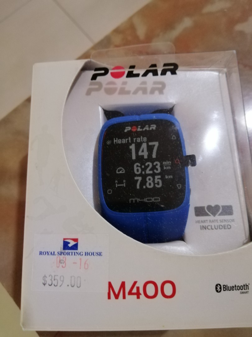 polar m400 blue