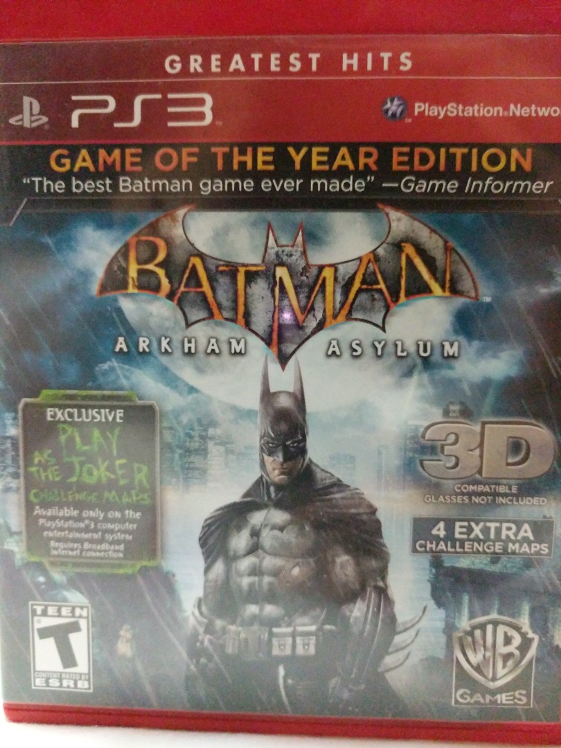 batman arkham asylum ps3