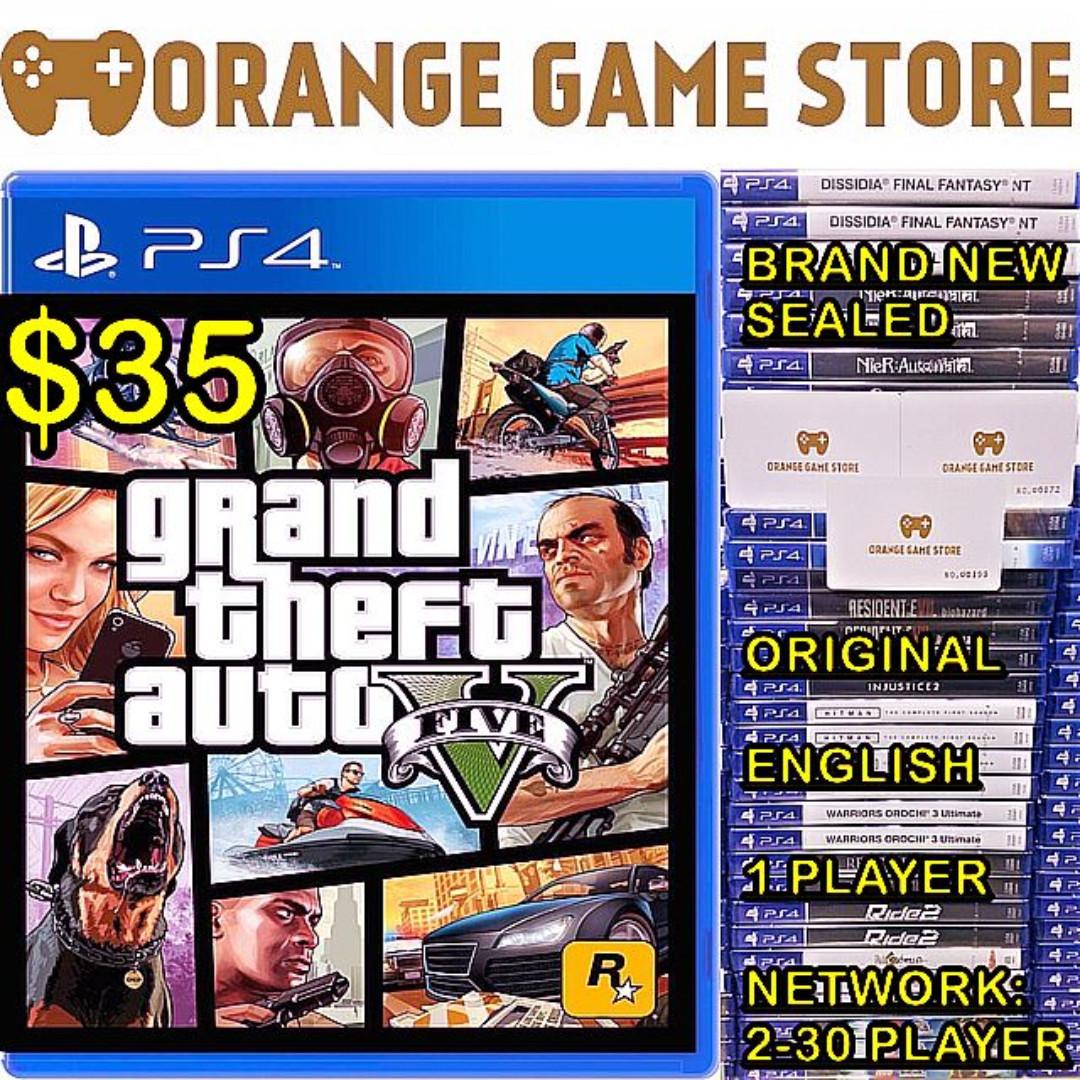 Ps4 Grand Theft Auto V Gta V Toys Games Video Gaming
