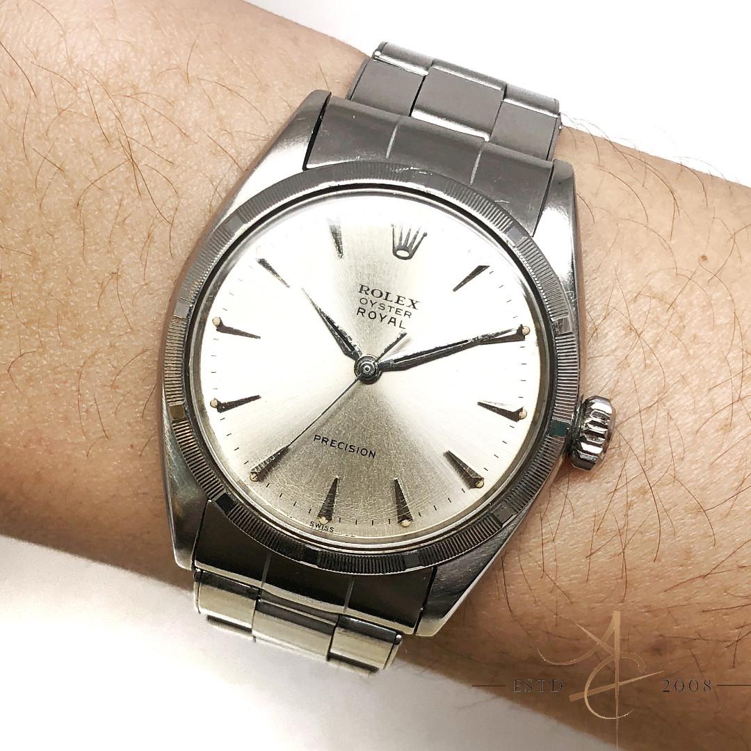 [Rare] Rolex Oyster Royal Precision Ref 6427 Winding Vintage Watch ...
