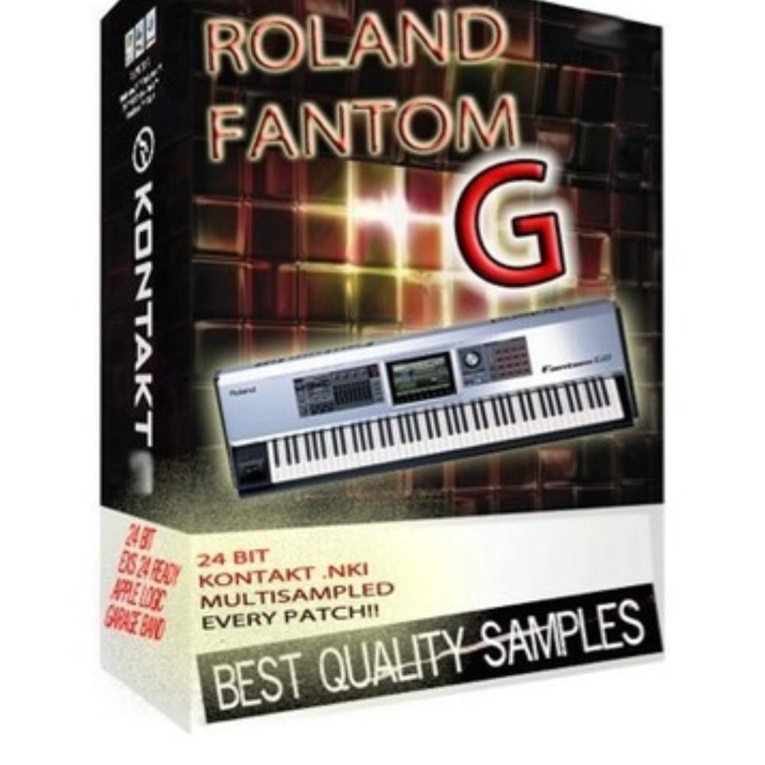 Roland Fantom G 24 Bit Samples For Kontakt Hobbies Toys Music Media Musical Instruments On Carousell