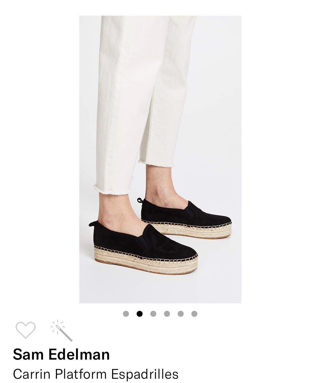 Sam Edelman Carrin Platform Espadrilles Luxury Sneakers Footwear on Carousell
