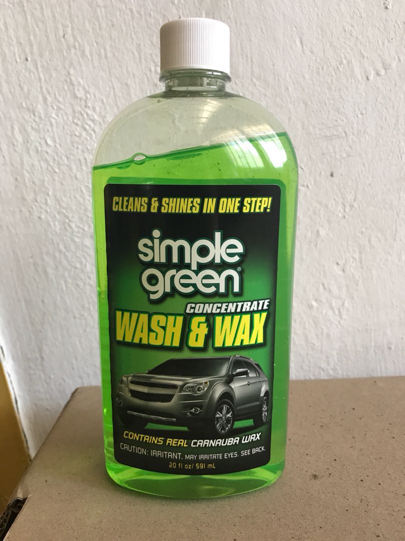 Simple green Wash and Wax, Car Accessories, Accessories on Carousell