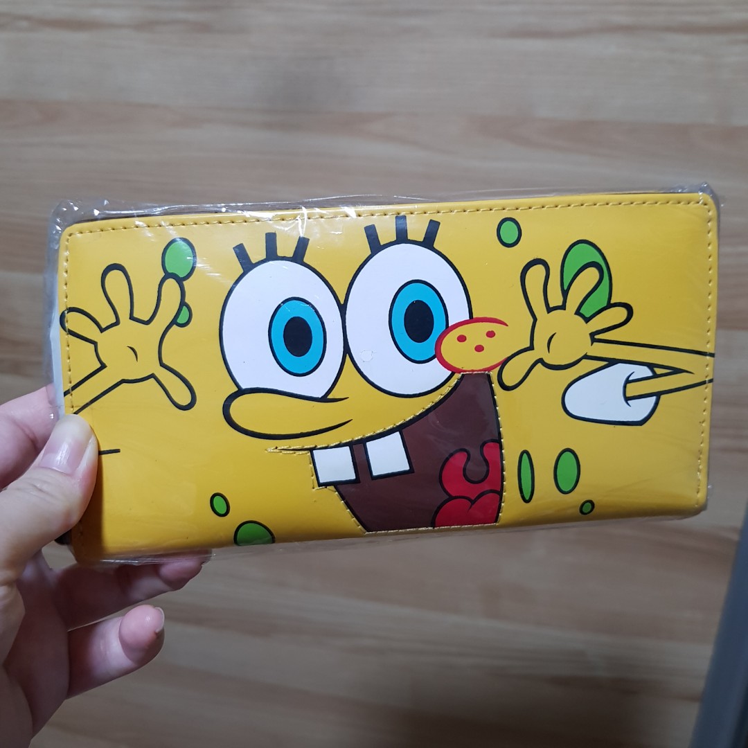 Spongebob Wallet, Women's Fashion, Bags & Wallets, Wallets & Card ...