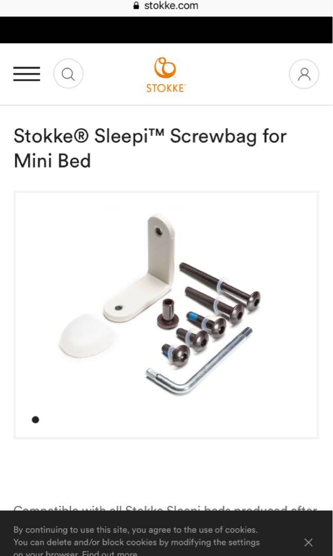 Stokke Sleepi Mini Screw Bag, Babies & Kids, Baby Nursery & Kids