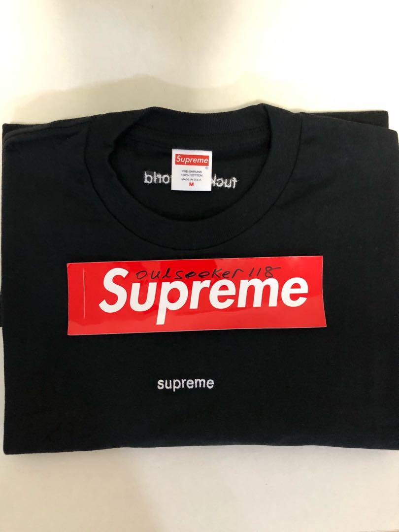 Supreme ftw tee black online
