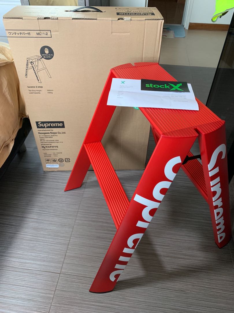 Supreme 脚立 Lucano Step Ladder 2018AW Red-