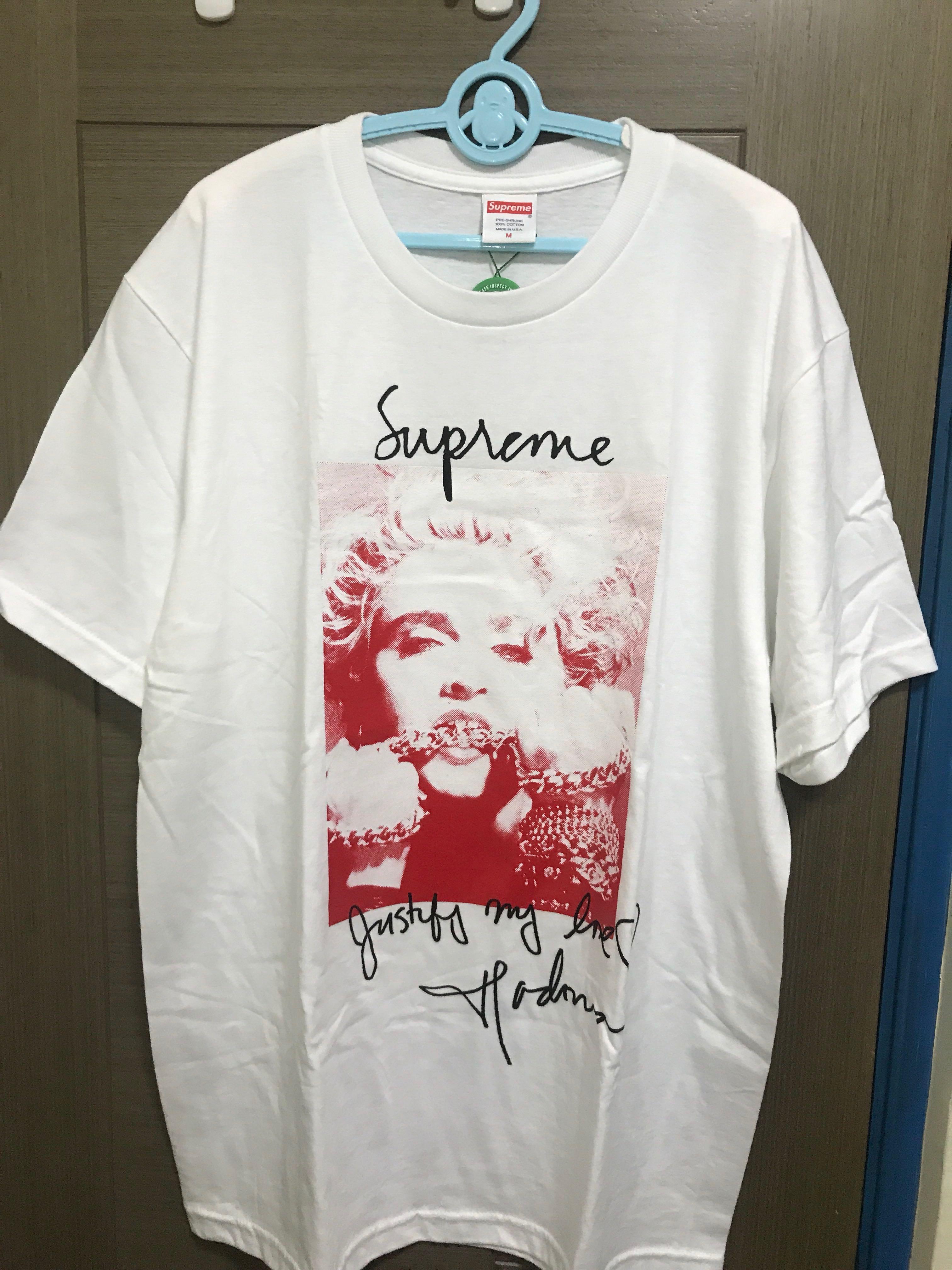 Supreme Madonna Tee White L | hartwellspremium.com