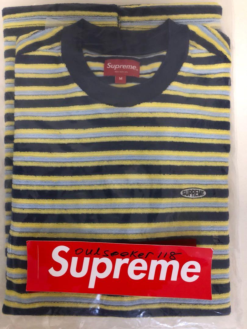 Supreme multi stripe terry tee new arrivals
