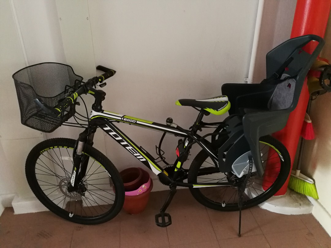 road bike with child seat