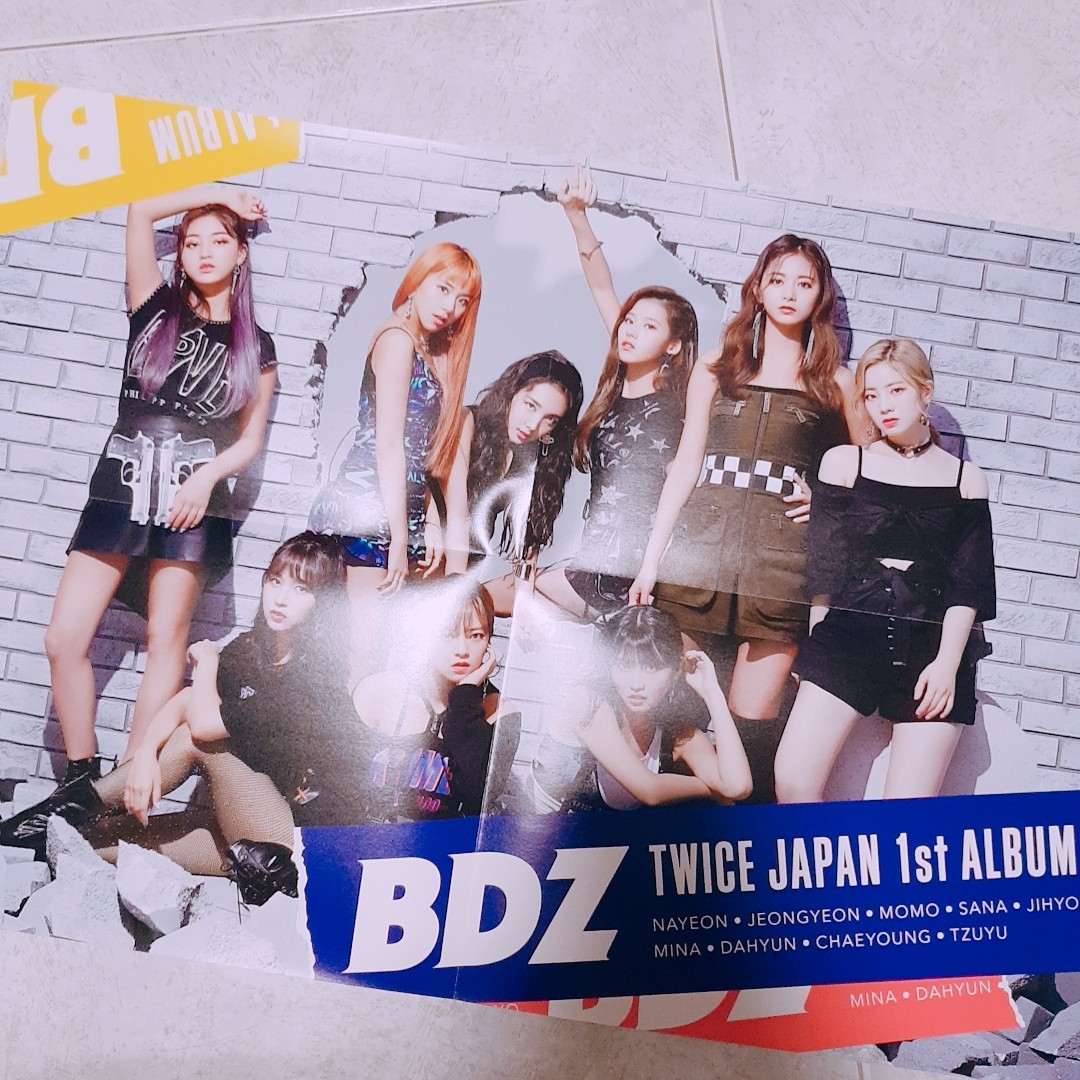 Twice Bdz Official Poster Hmv Ver Entertainment K Wave On Carousell The album consists of 5 tracks from previous single releases and 5 brand new tracks including their title track. carousell