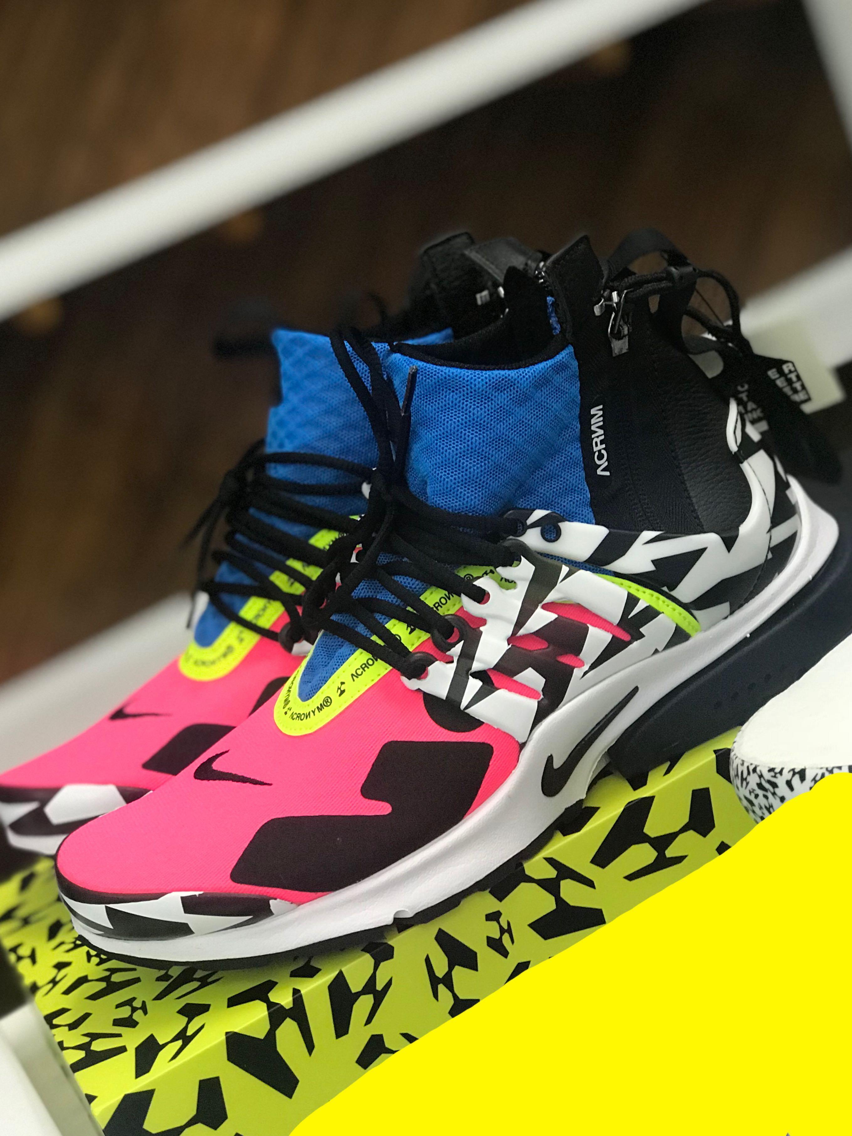 Acronym x 'air presto mid racer pink multi discount
