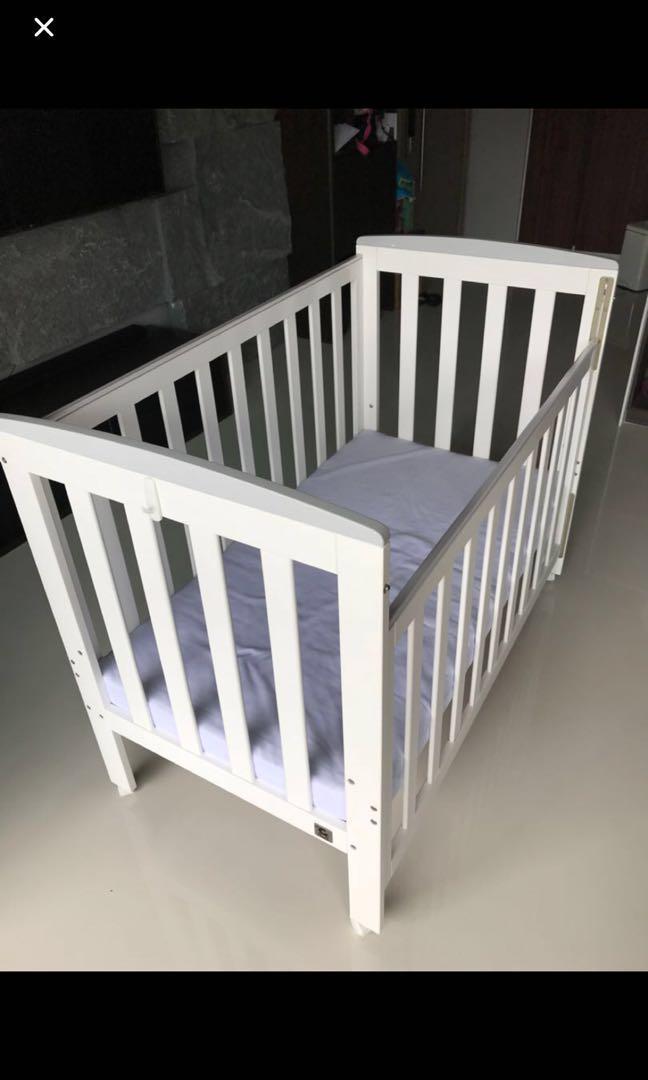 Used Baby cot with mattress, Babies & Kids, Baby Nursery & Kids