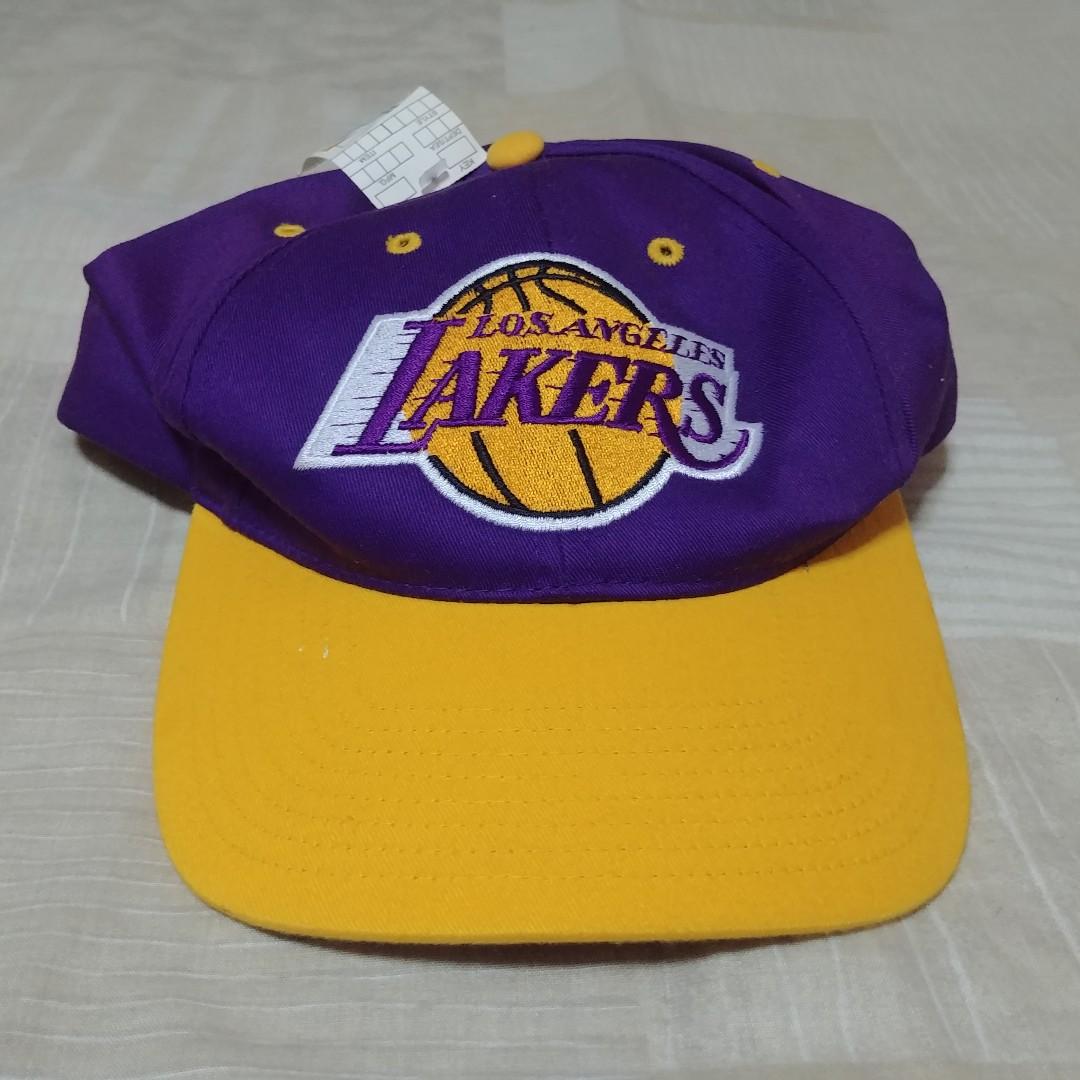 Vintage Los Angeles Lakers Snap Back Cap Twins Enterprises Brand New With Tags Men S Fashion Accessories Caps Hats On Carousell