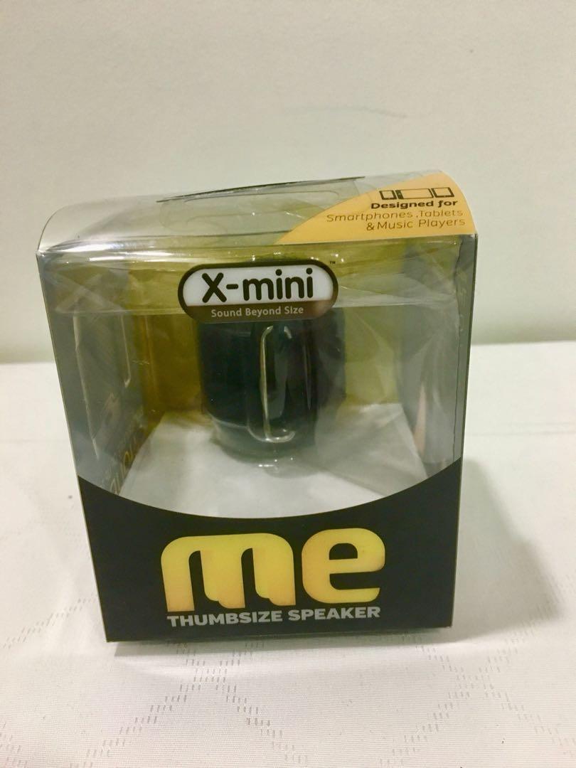 x mini me thumb size speaker