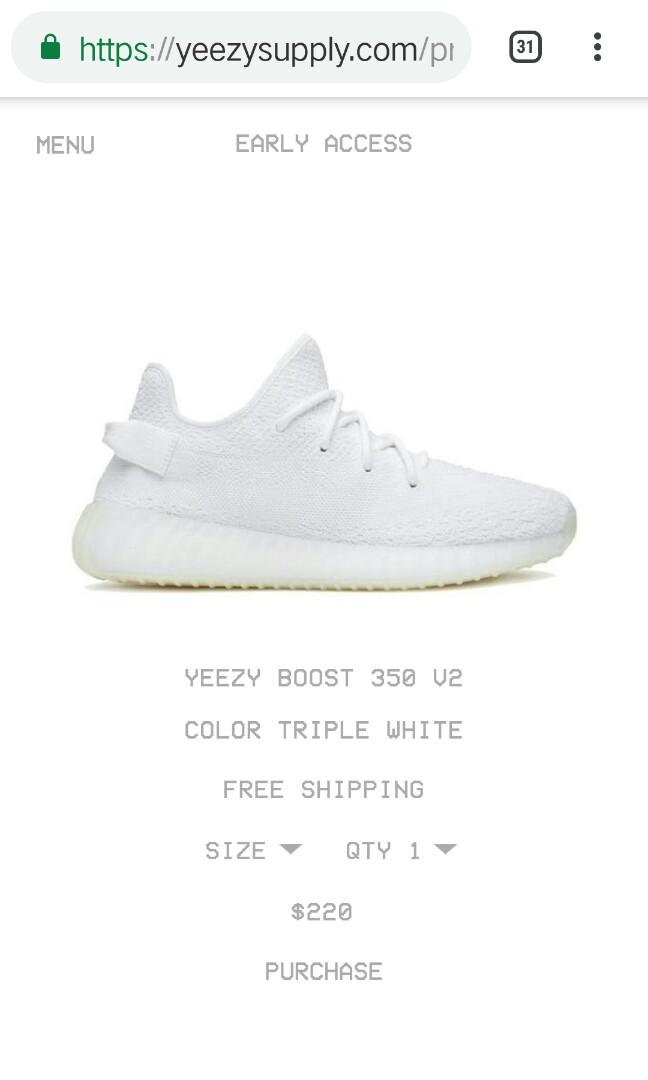 Yeezy supply in line to purchase best sale