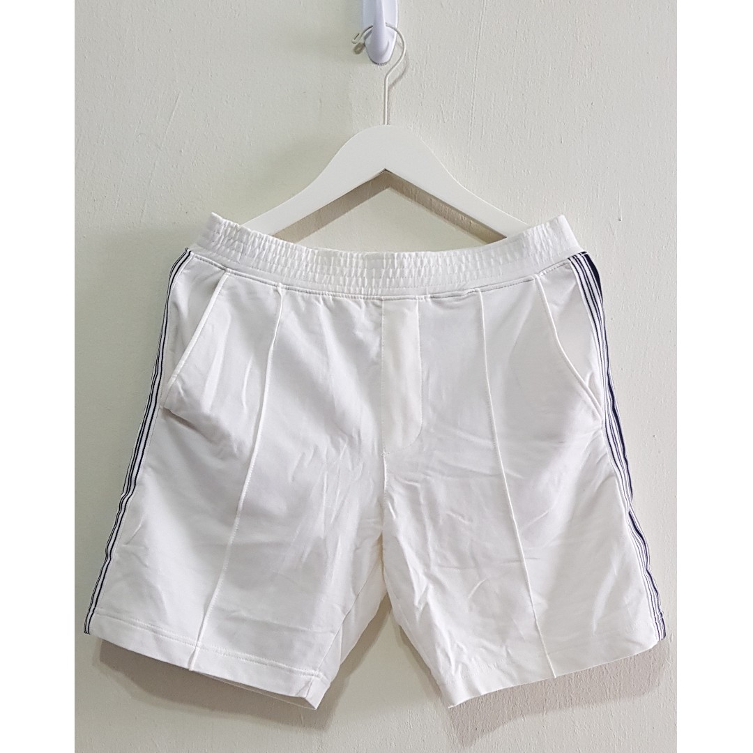 zara mens white shorts
