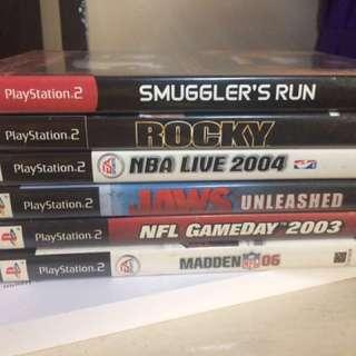 Unused PS2 Games