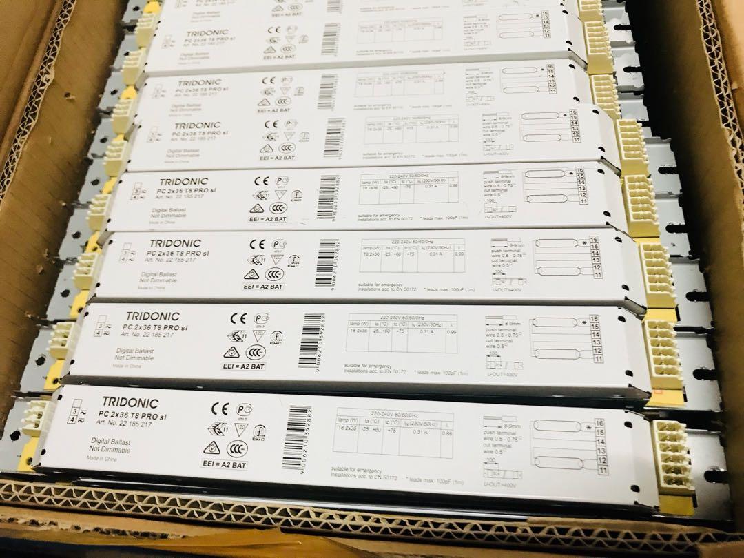2x36 T8 Digital Ballast Tridonic 22185217