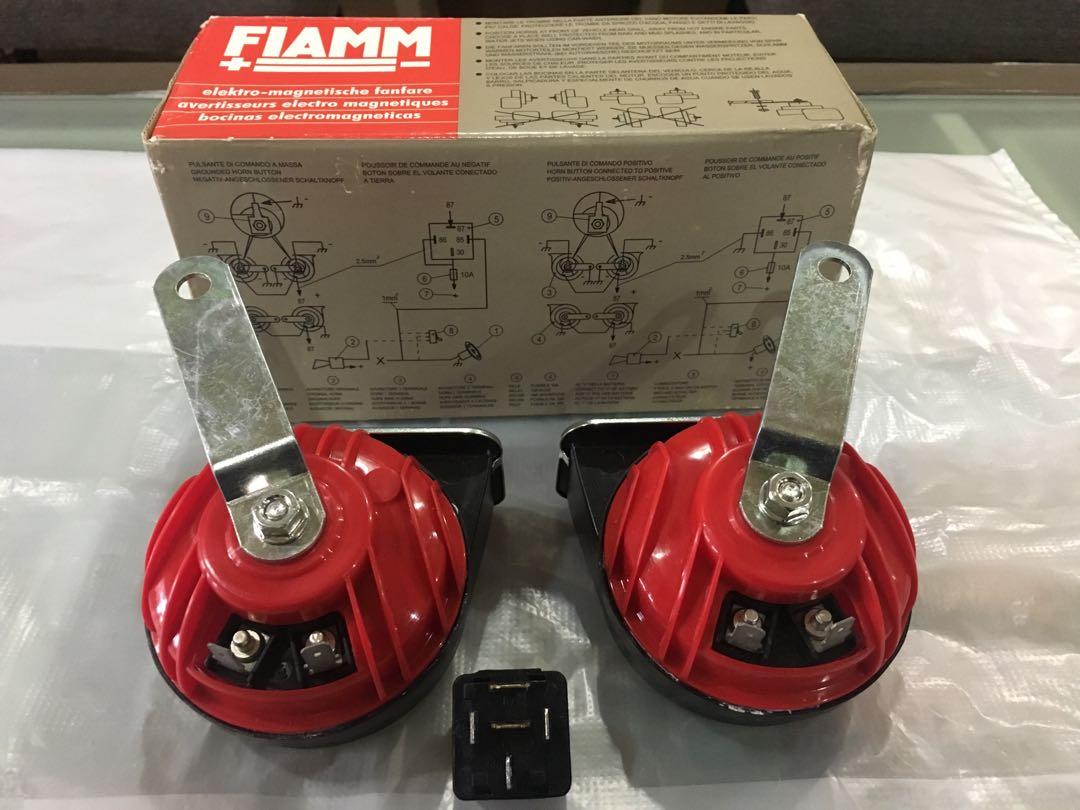 Air Horn Twin Electric Fiamm Italy Brand Car Accessories Accessories On Carousell