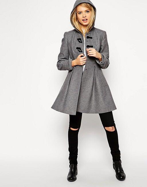 Asos skirted discount duffle coat