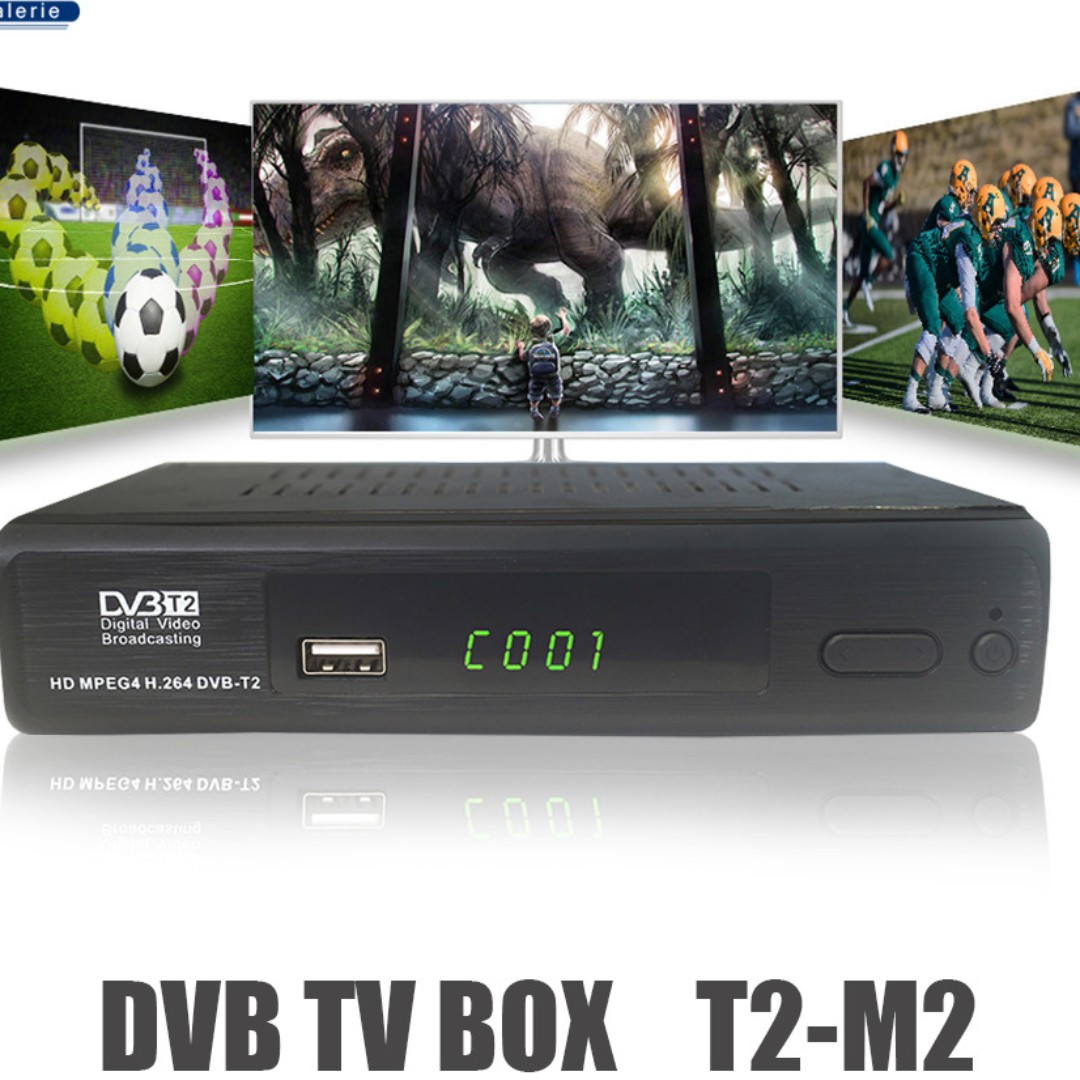 AV HDMI Video Audio TV Box DVBT2 Digital Signal Receiver Tuner Set Top Box》UK Plug, TV & Home