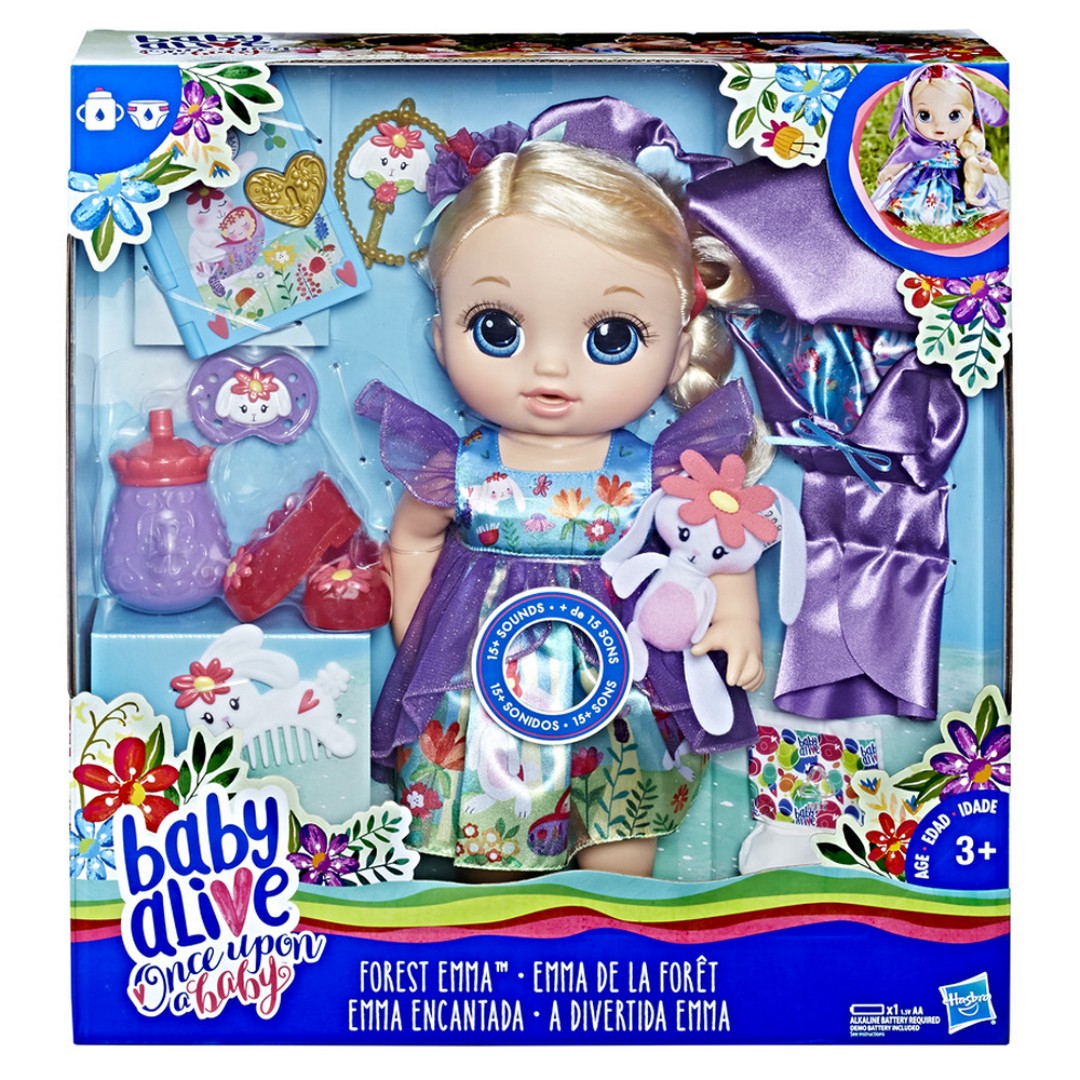 Baby Alive Once Upon a Baby Forest Tales Forest Emma Blonde Doll