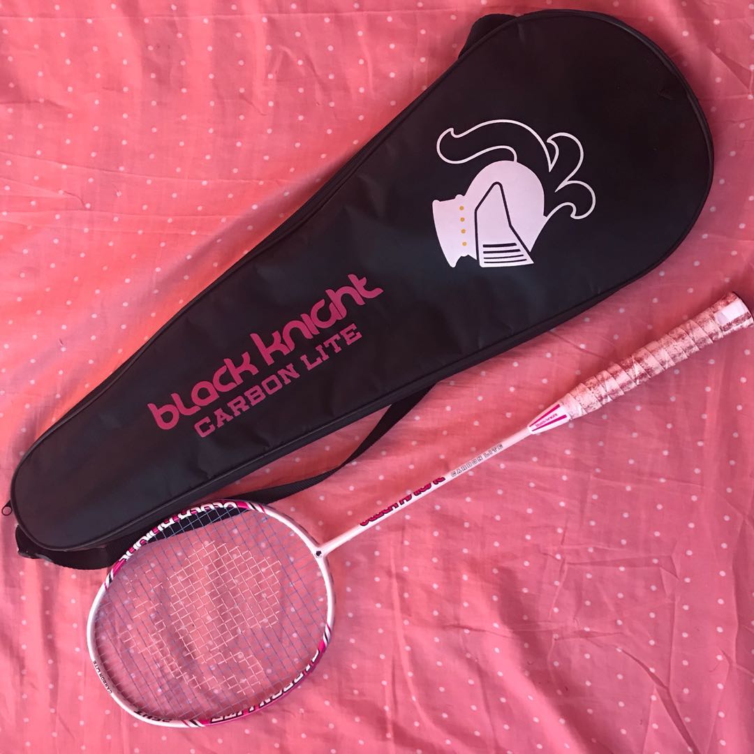 Black Knight Carbon Lite Badminton Racket (Original), Sports Equipment