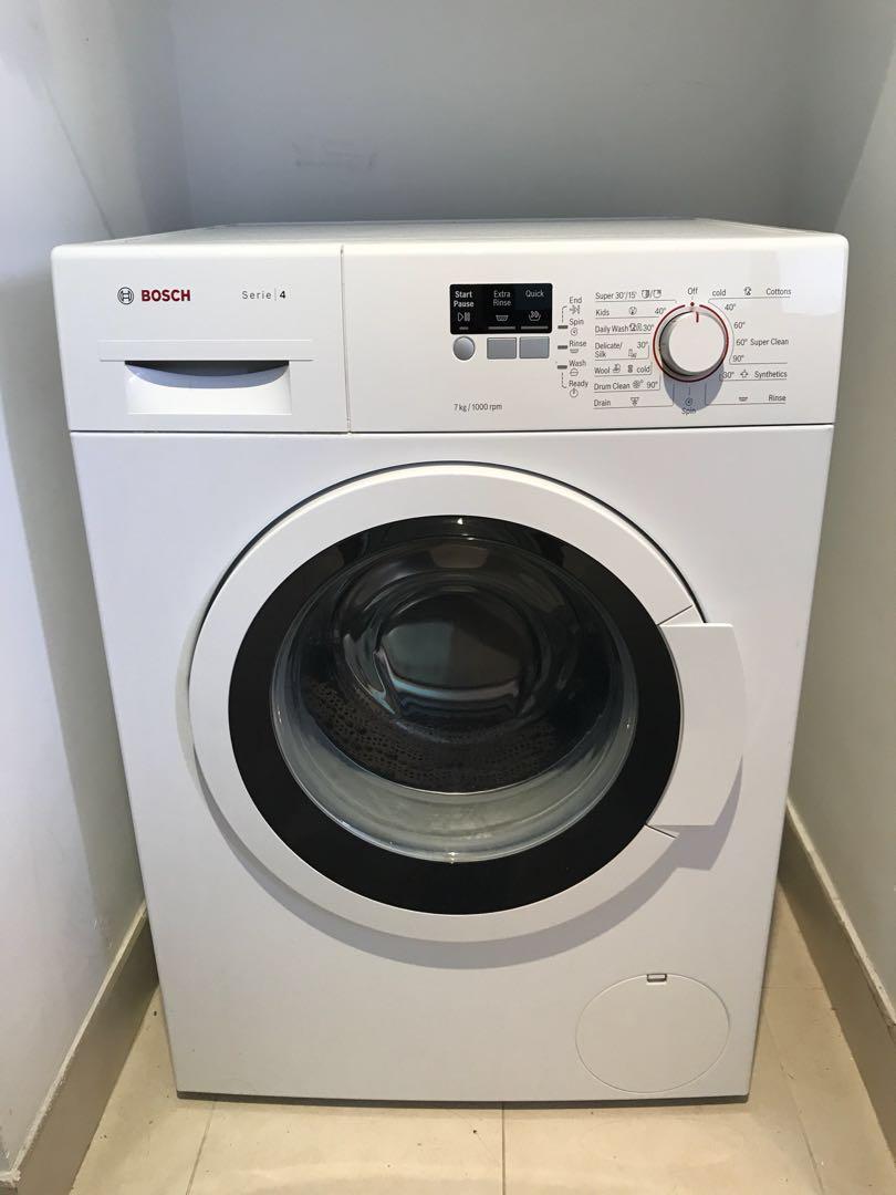 Bosch Serie 4 Washing Machine, Home Appliances, Cleaning & Laundry on