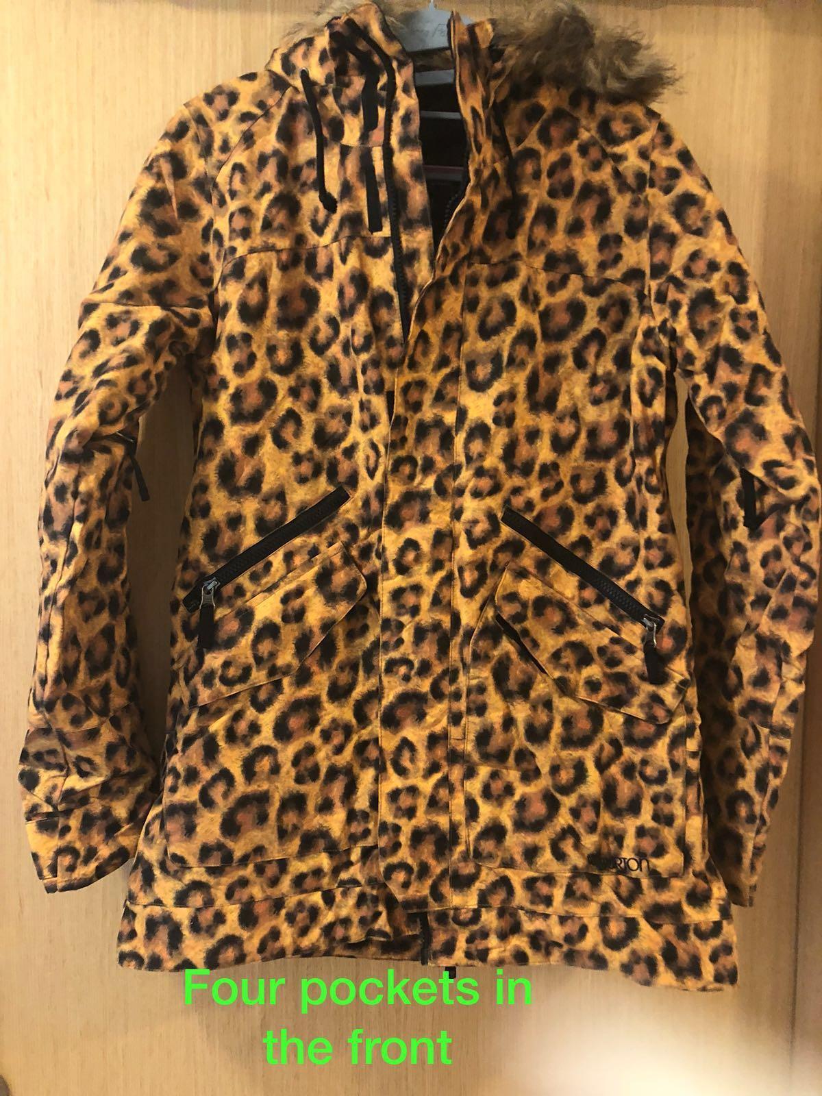 Burton leopard new arrivals print jacket