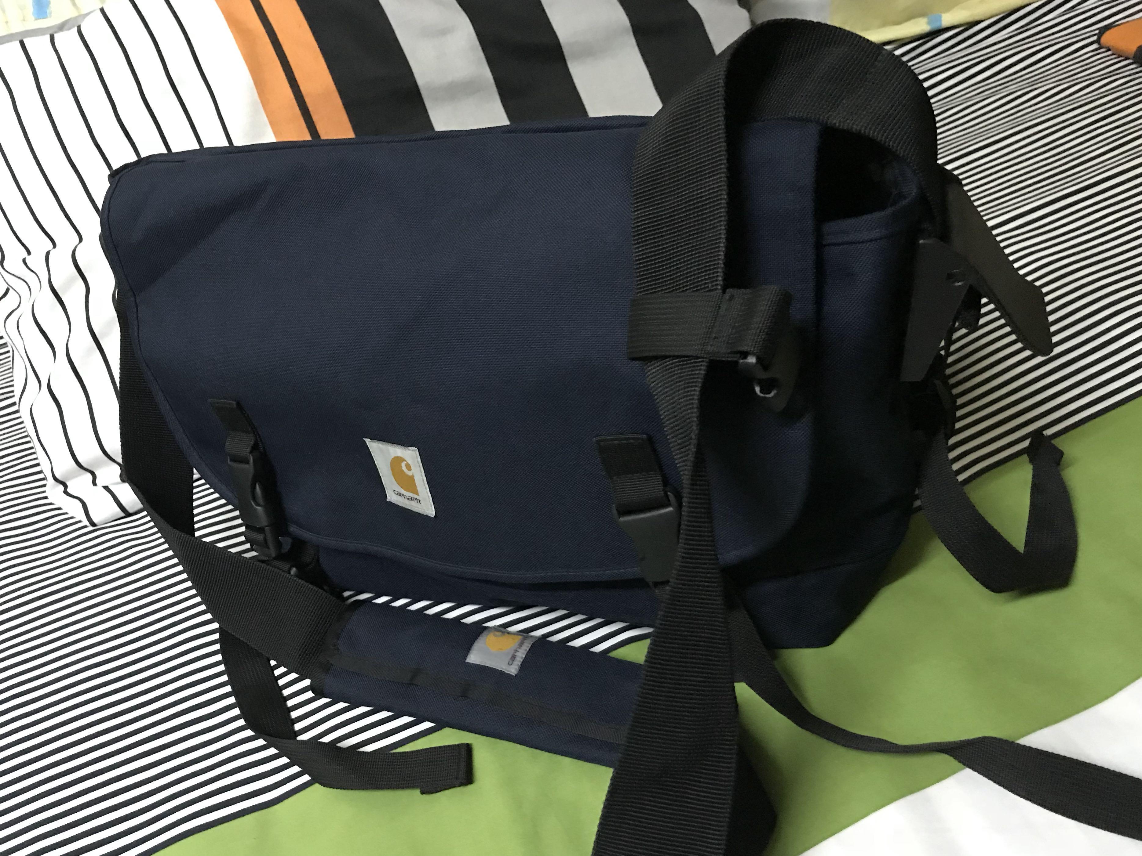 Carhartt Parcel Messenger Bag Navy (Large), Men's Fashion, Watches