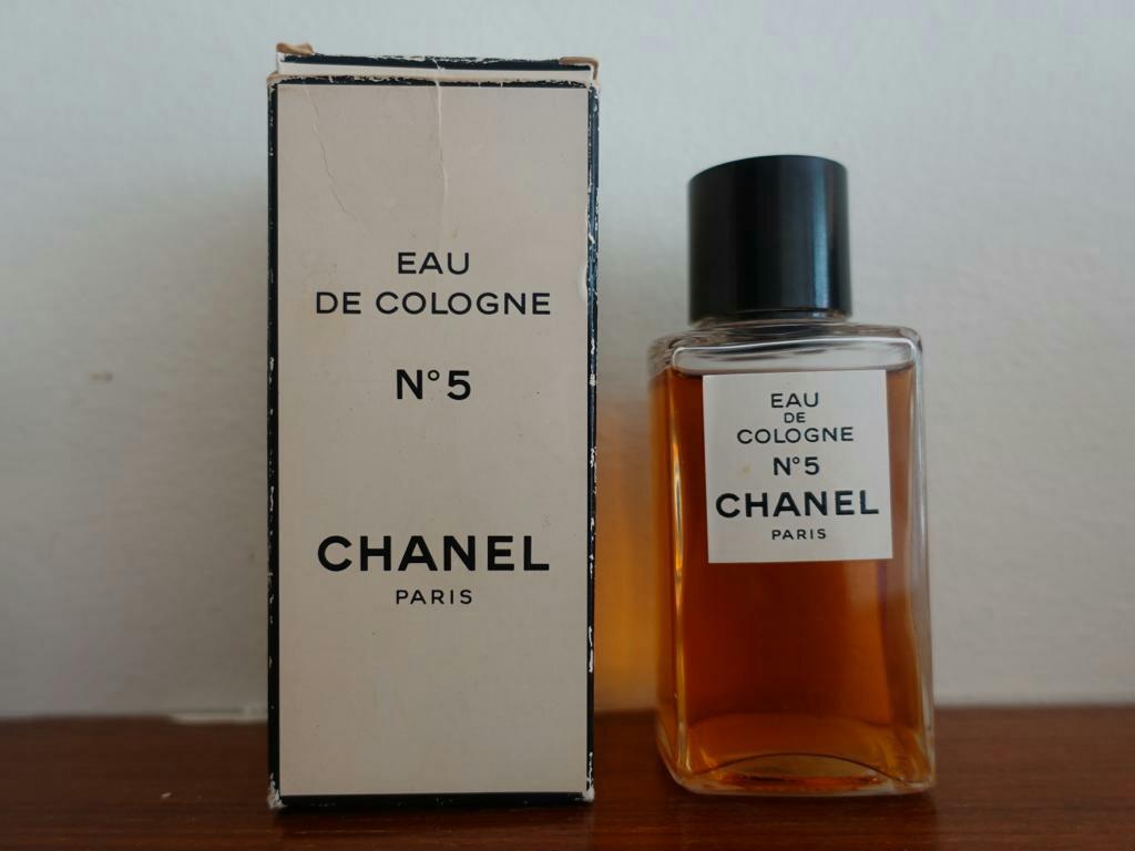 2 Vintage Chanel No. 5 Perfume Bottles In Box