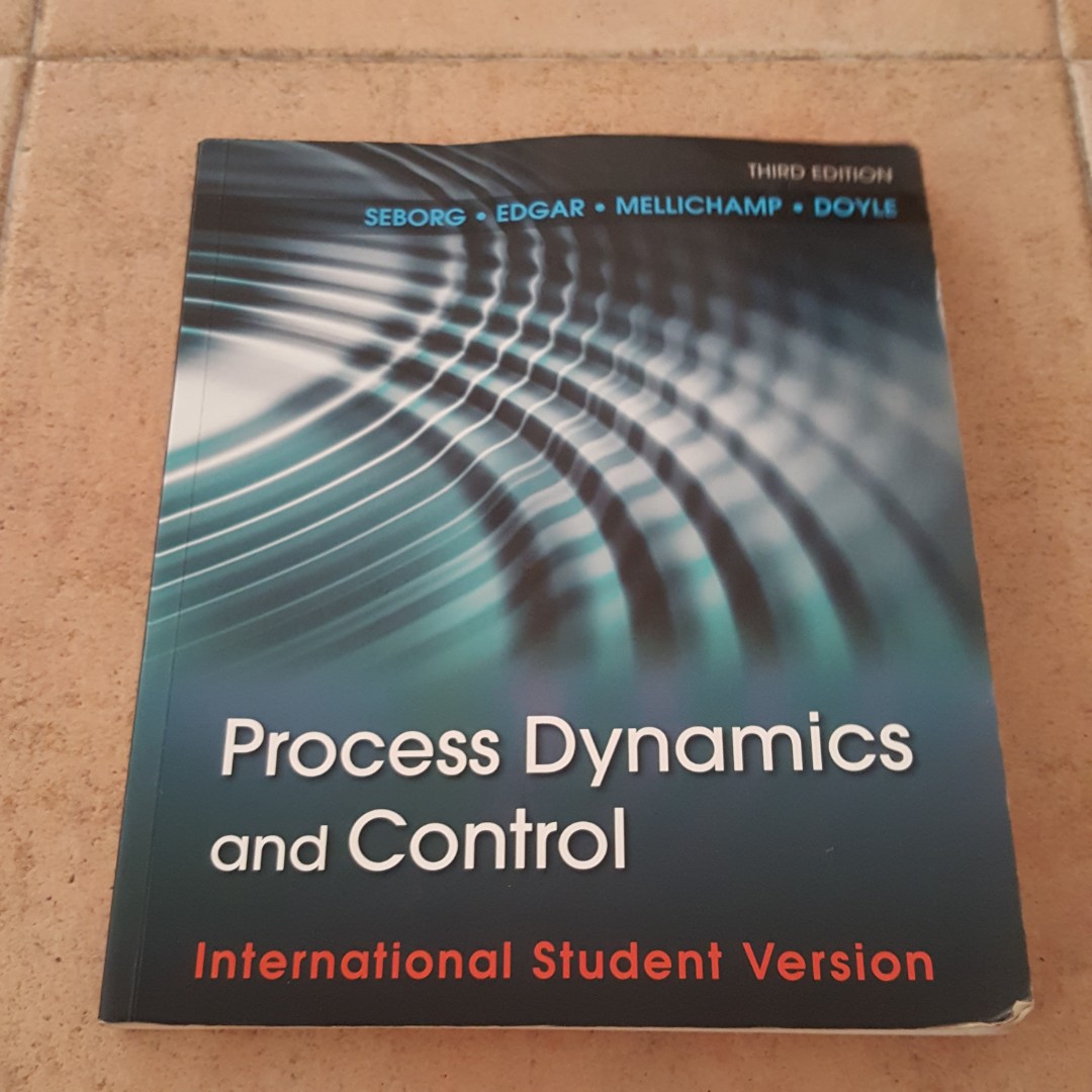 CN3121 PROCESS DYNAMICS & CONTROL, Books & Stationery, Textbooks ...