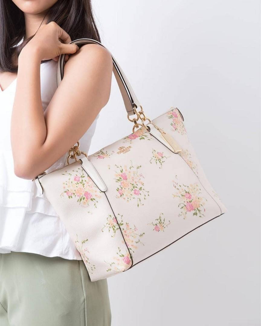 Coach ava tote floral deals