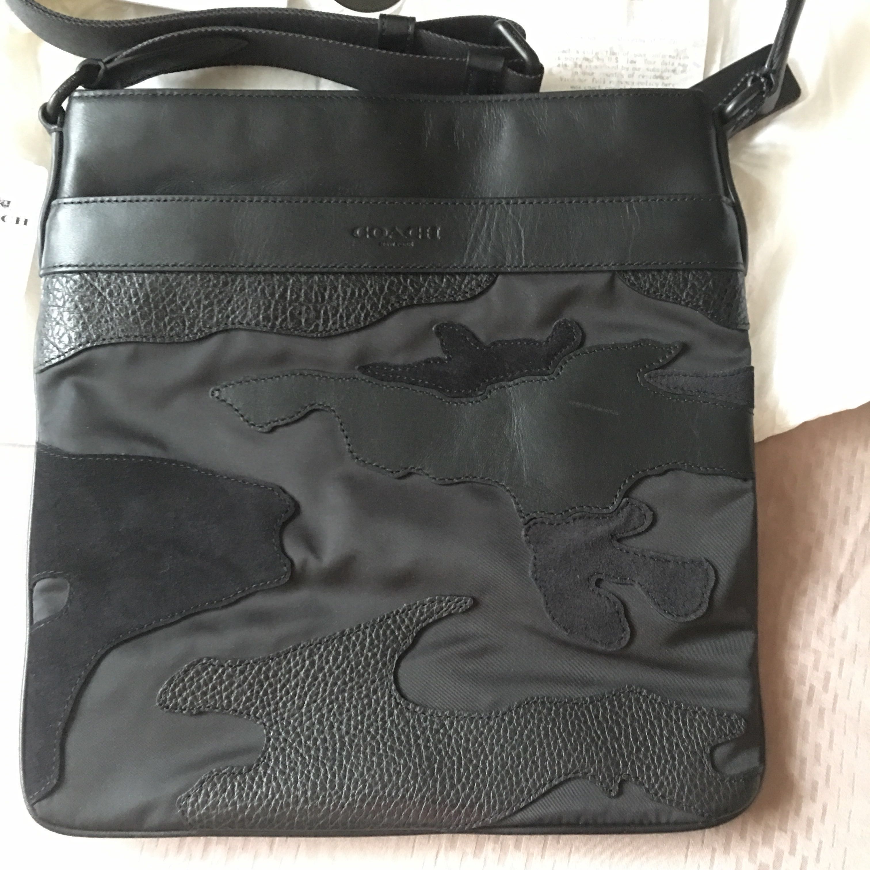 coach camouflage sling bag