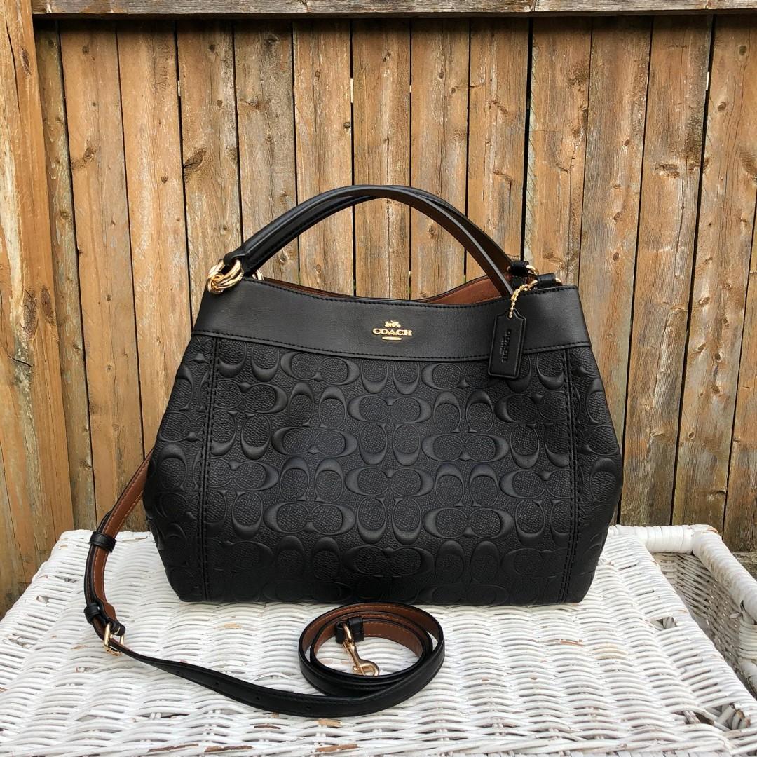 Coach small lexy black online