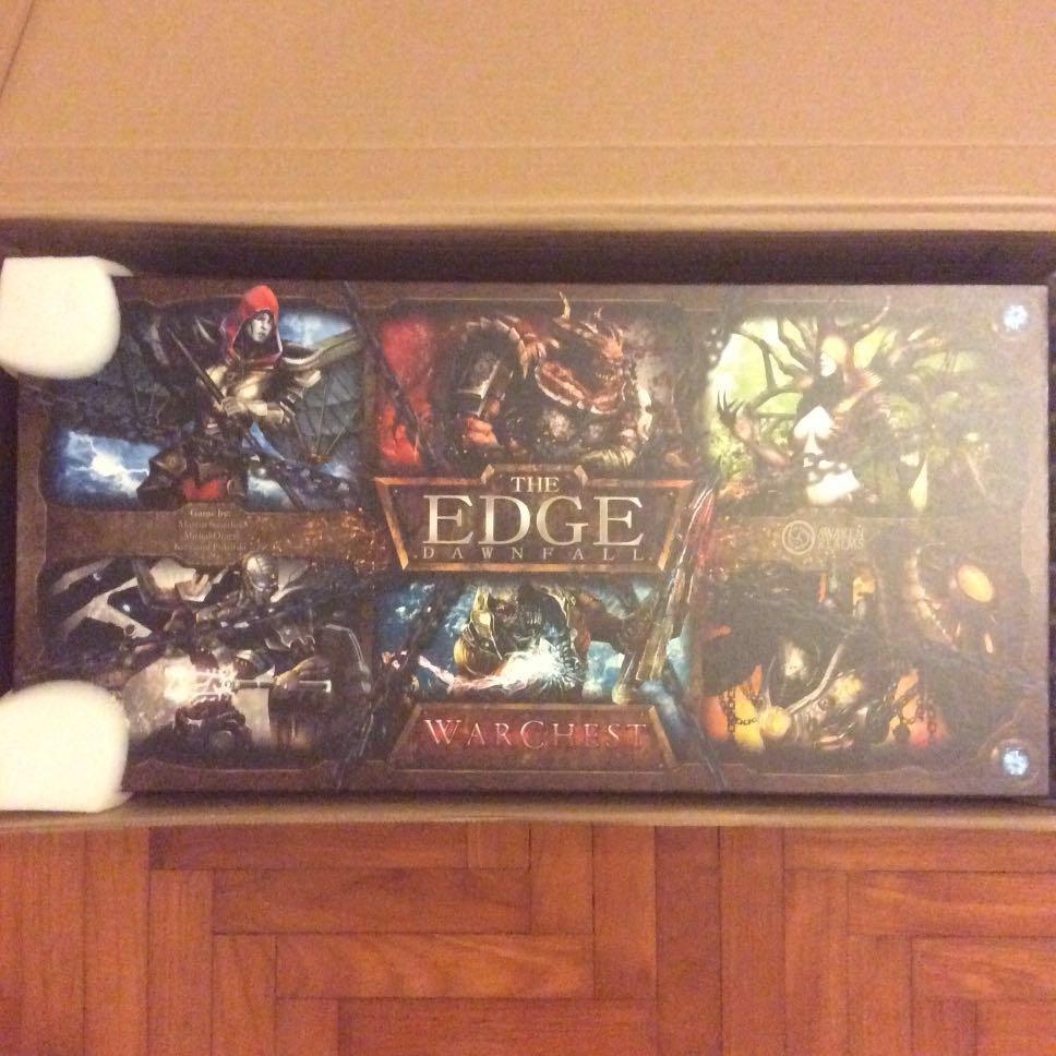 Edge Dawnfall War Chest board game + 4 expansions KS bundle, Hobbies