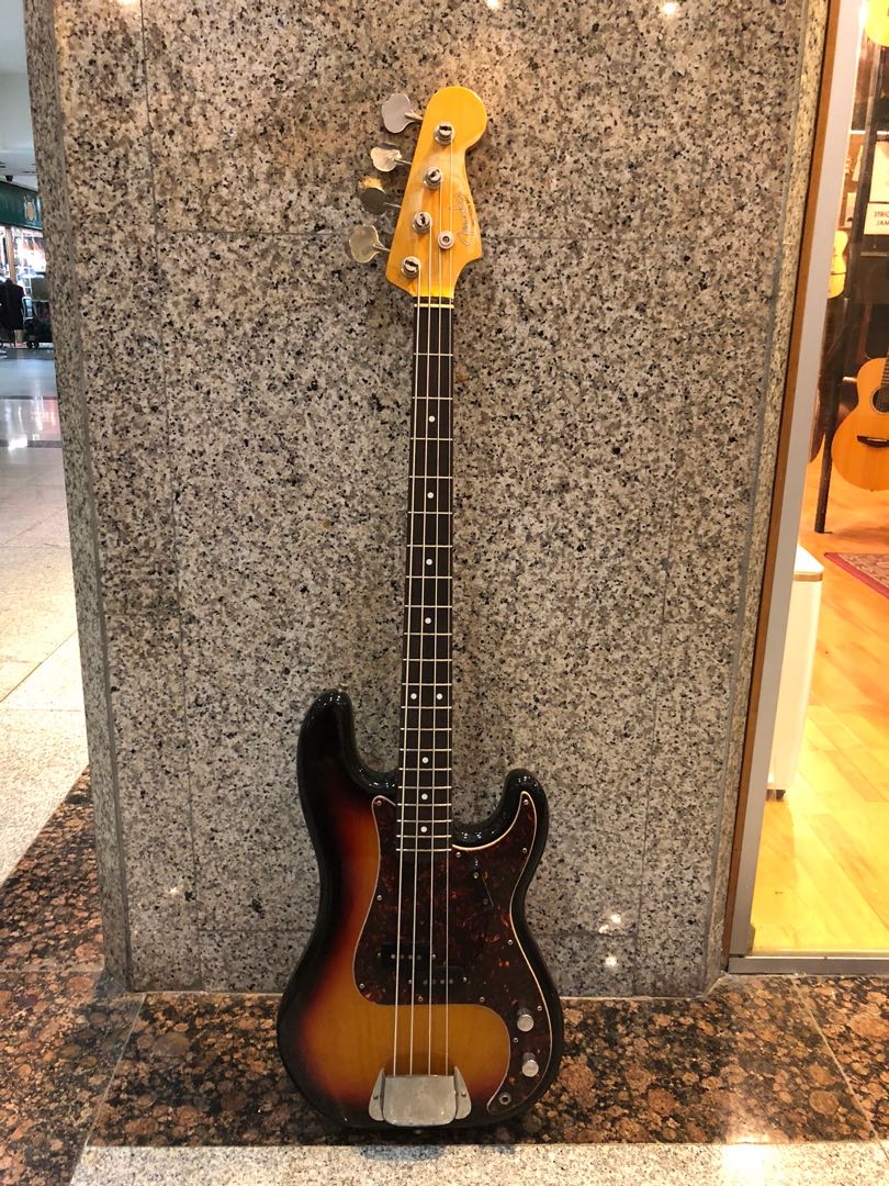 Fender MIJ Precision 4 string Sunburst P.Bass Guitar Hobbies