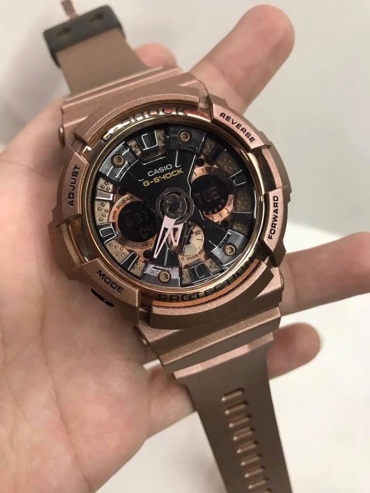 g shock ga 200 rose gold