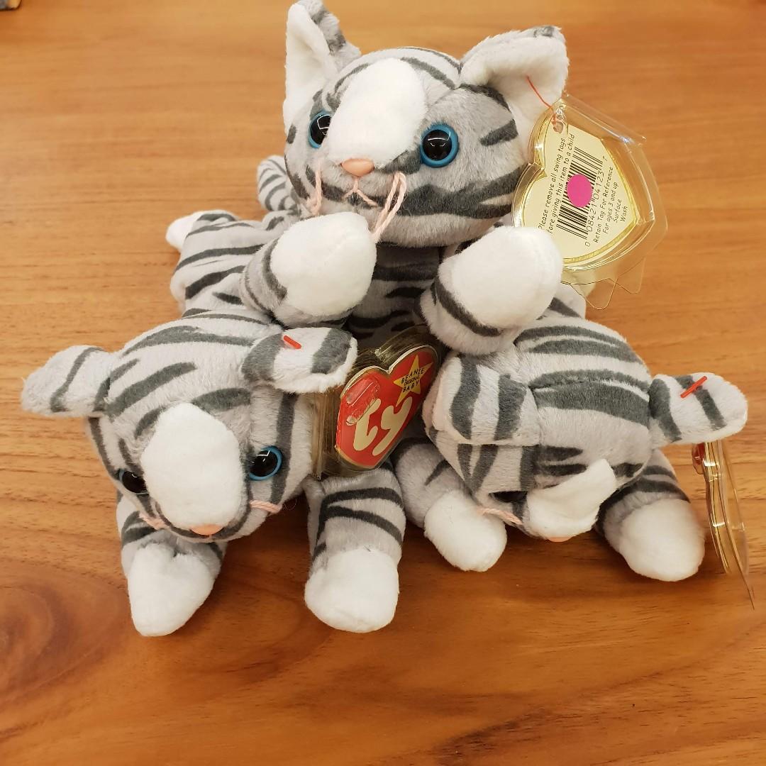 1 Left. GENUINE TY BEANIE BABY Prance The Cat. Brand new. Mint Tags. STOCK CLEARANCE
