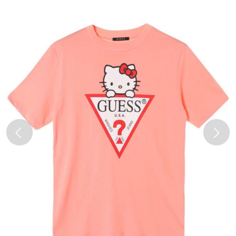 Hello kitty guess t shirt Clearance