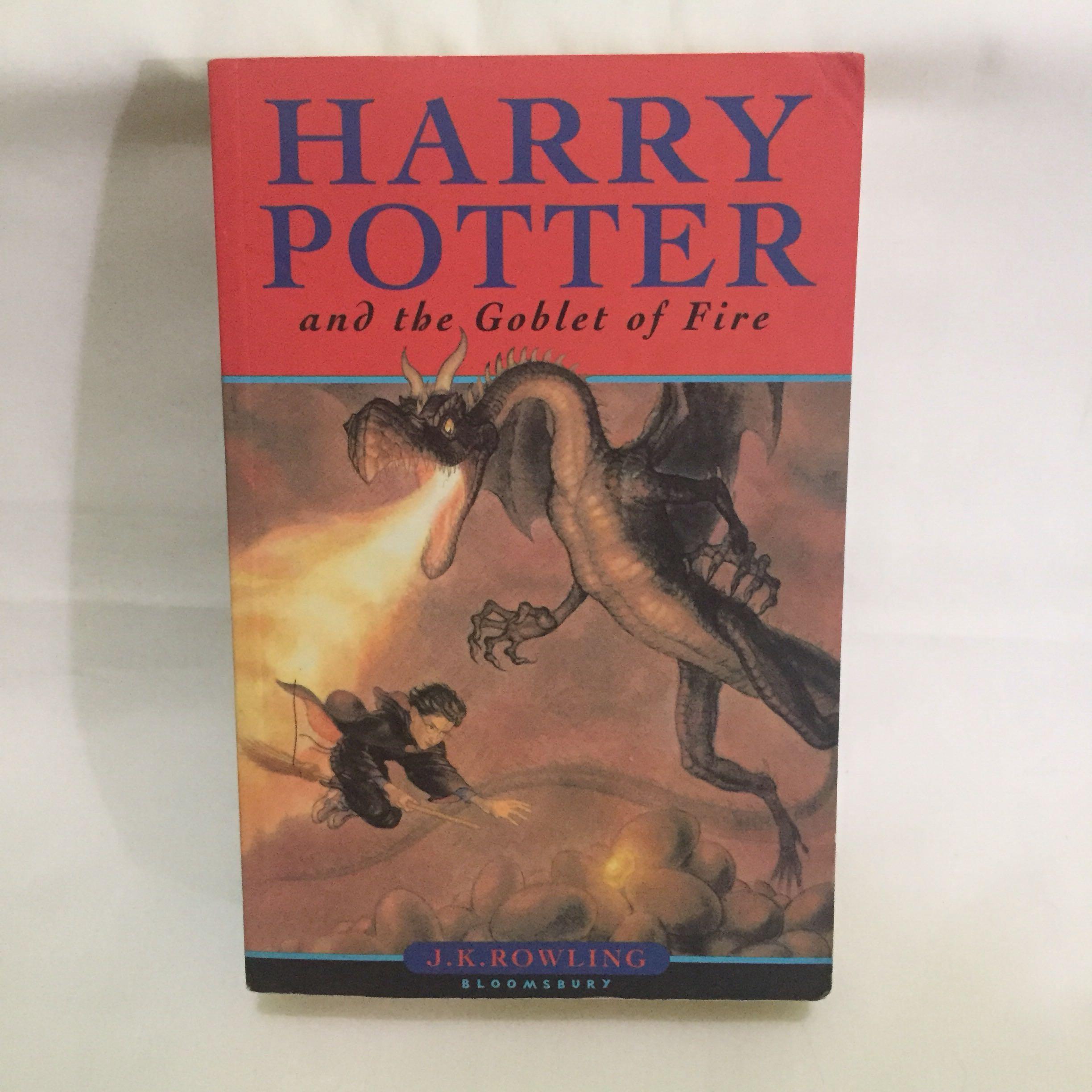 harry potter goblet of fire paperback