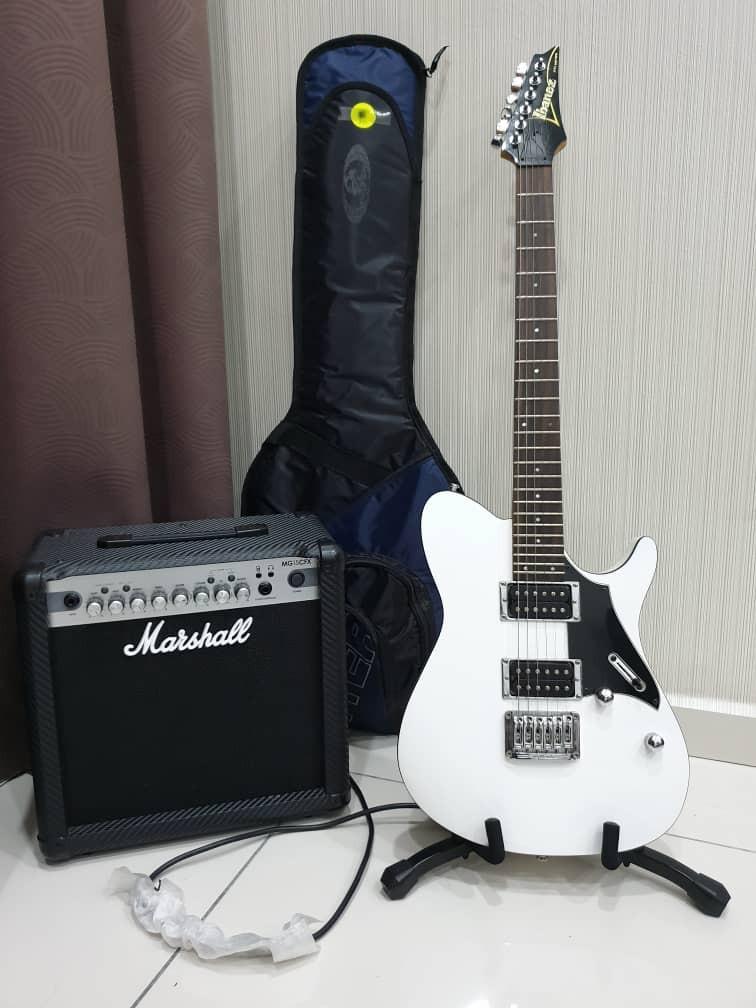 Ibanez Electric Guitar FR Series Marshall Amplifier Hobbies