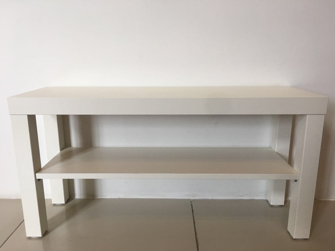 Ikea Lack Tv Bench White Rumah Perabot Perabot Di Carousell
